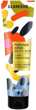 Крем для рук і нігтів Мій каприз Glamour Алое і Зелений чай 100 мл, фото 1