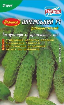 Насіння огірків бджолозапильних Шремський F1 25 шт. Інк.