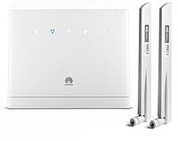 Стационарный 4G Wi-Fi роутер Huawei B315s-22 (Original BOX) Mгц + Антенны 10 dBi 2 шт