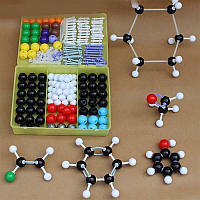 Обладнання для шкіл, кабінетів хімії Chemistry set 1. Набір для створення моделей молекул. 267 деталей