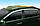 Дефлектори вікон хромовані, вітровики Chevrolet Epica 2006-2012 р. в. (Autoclover), фото 4