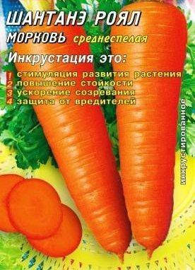 Насіння моркви Шантане Роял (США) 2000 шт. Інк., фото 1