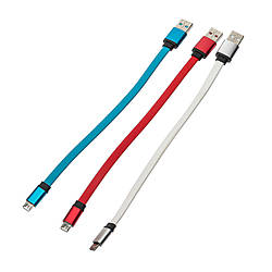 Кабель USB - MicroUSB короткий