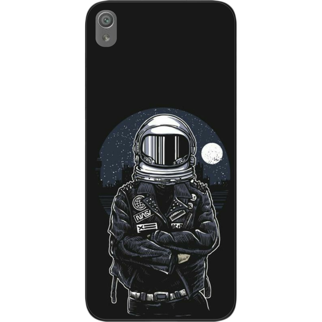 Силіконовий чохол для Sony Xperia XA з картинкою Космонавт і місяць, фото 1