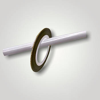 Стрічка-скотч для дизайну нігтів липка (фіолетовий блиск) 1 мм