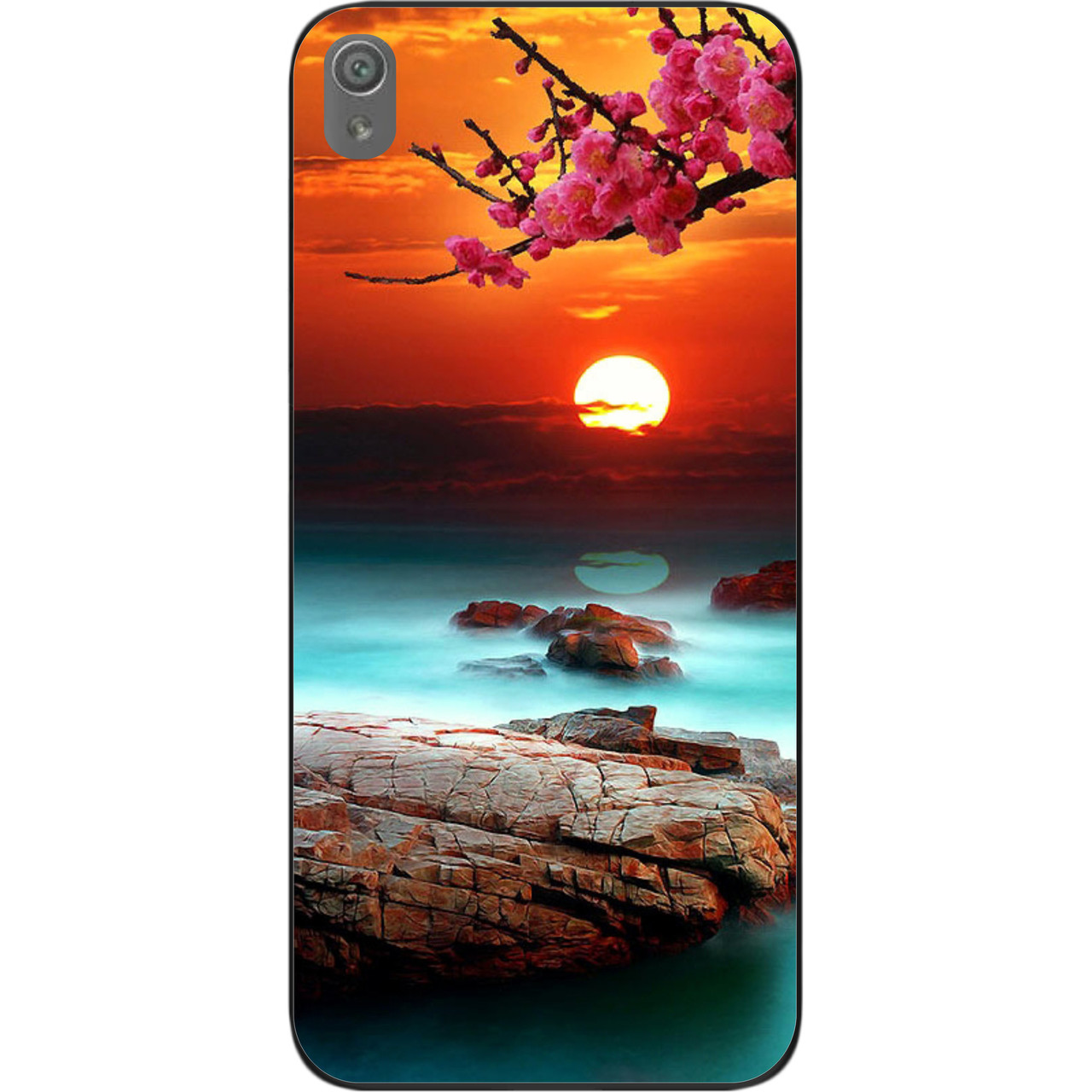 Силіконовий чохол для Sony Xperia XA з картинкою Гарний захід сонця, фото 1
