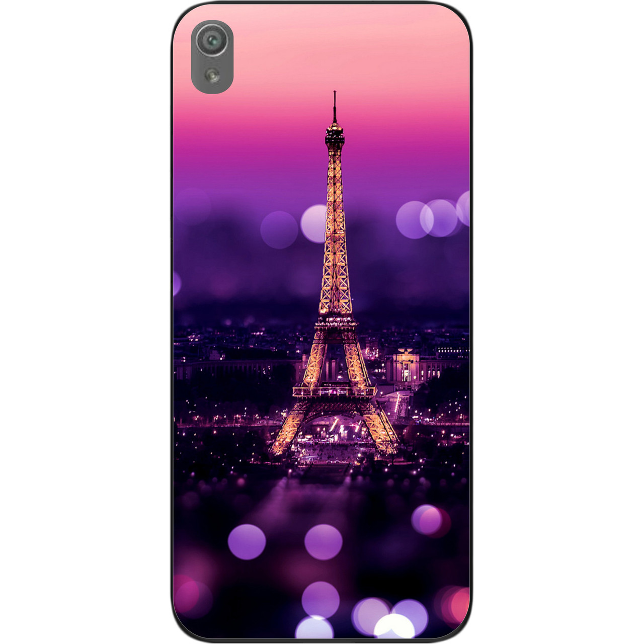 Бампер силіконовий чохол для Sony Xperia XA з картинкою Париж вночі, фото 1