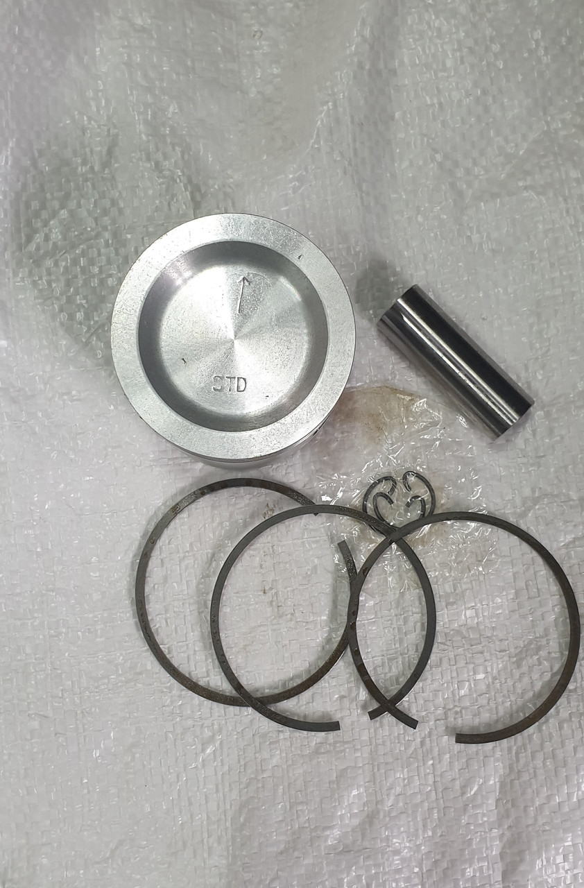 Поршень 68/68,25/68,5 мм зборі (кільця, палець,стопора) Honda GX 160/ GX 200 двигун бензин висота 53 мм, фото 1