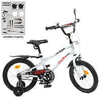 Велосипед детский двухколесный 16 дюймов Profi Urban Y16251-1, белый матовый
