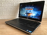 Ігровий Ноутбук Dell e6530 Core I7 + 8 ядер + Nvidia + SSD 256 + 8 RAM, фото 3