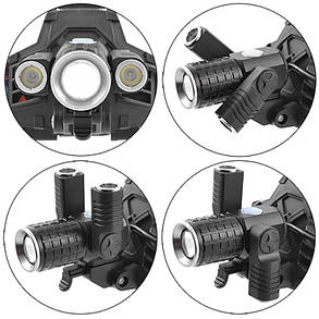 Ліхтар налобний W602-T6+2XPE,зу 220\12 V, фото 3