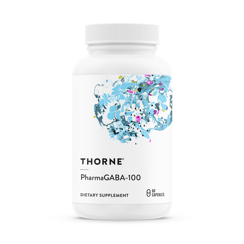 Thorne Research PharmaGABA-100/ГАБА 100 мг 60 капсул