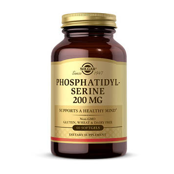 Фосфатидил серин Solgar Phosphatidyl Serine 200 mg (60 softgels)