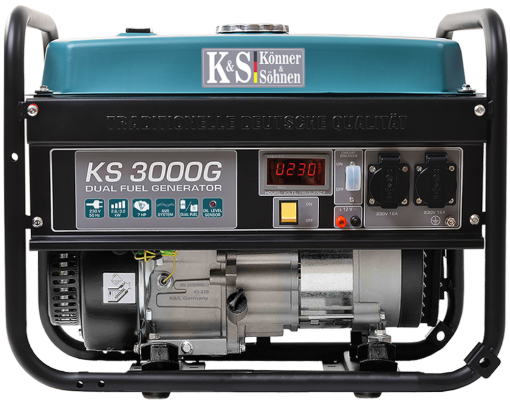 Генератор газобензиновий Konner&Sohnen KS 3000G (3 кВт), фото 1