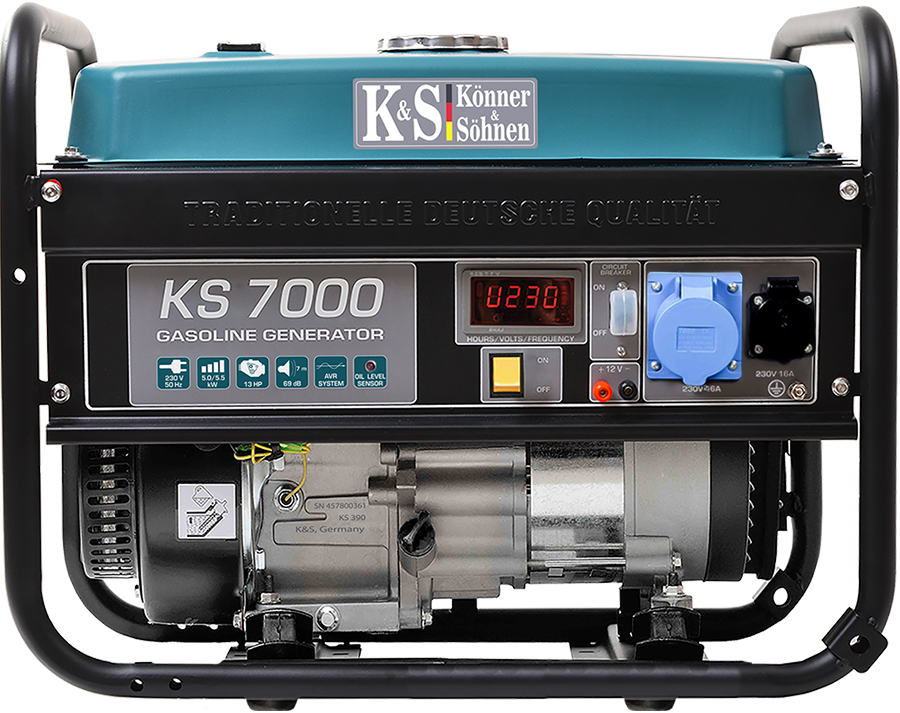 Генератор бензиновий Konner&Sohnen KS 7000 (5,5 кВт)