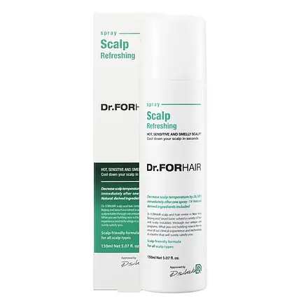 Освіжаючий спрей для шкіри голови Dr.FORHAIR Scalp Refreshing Spray, 150мл, фото 2