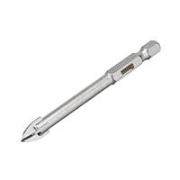 Свердло по склу та кераміці 8 мм, HEX 1/4" (6.35 мм) INTERTOOL SD-0288