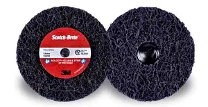 Зачисний круг 3M Scotch-BriteTM Clean&Strip XT Pro ZR ø100 мм*13 мм*6 мм Roloc+