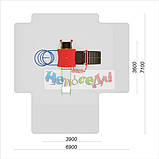 Дитячий майданчик Сонечко з гіркою у двір, фото 2