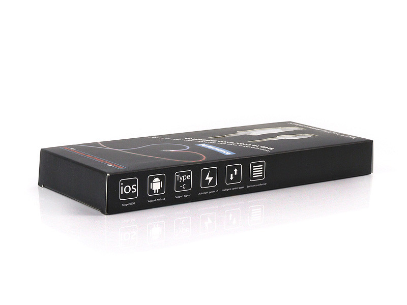 Кабель USB - Lightning светящийся 250шт 8602 - фото 8 - id-p1478965178