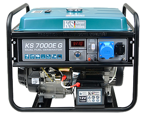 Генератор газобензиновий Konner&Sohnen KS 7000E G (5,5 кВт)