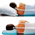 Ортопедична подушка з ефектом пам'яті 50x29x10/7см, Memory Foam Pillow / Подушка анатомічна, фото 6