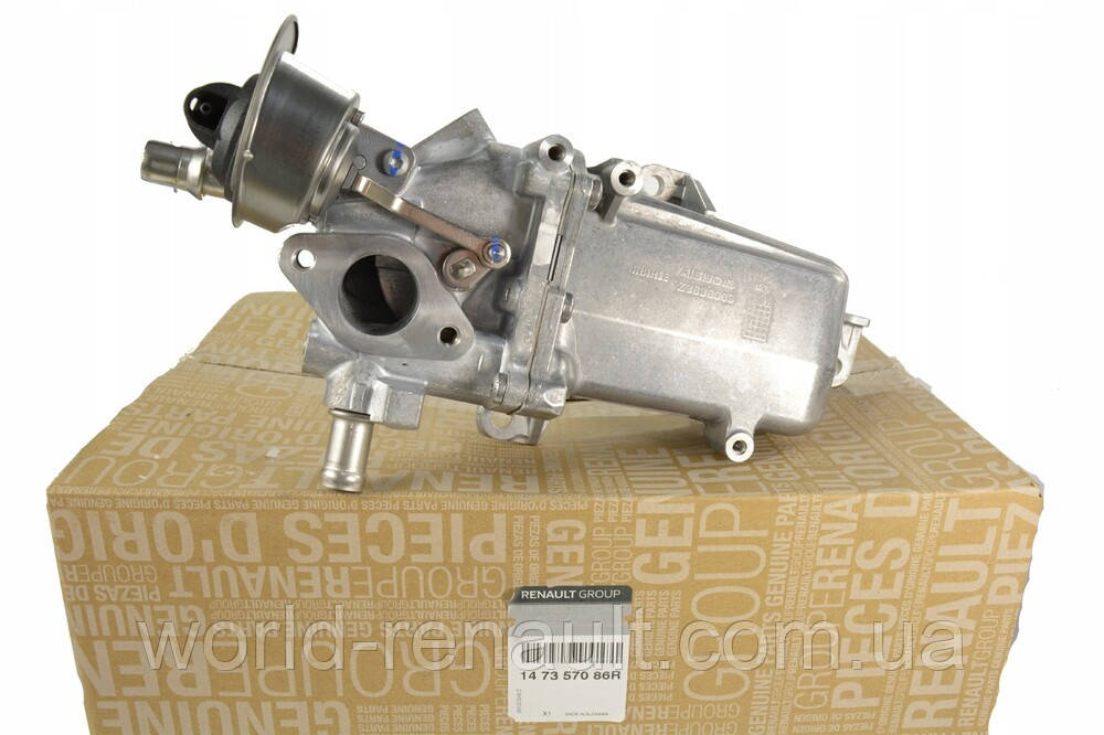 Renault (Origial) 147357086R — охолоджувач системи EGR на Рено Трафік 3 з 2014г. R9M 1.6dci