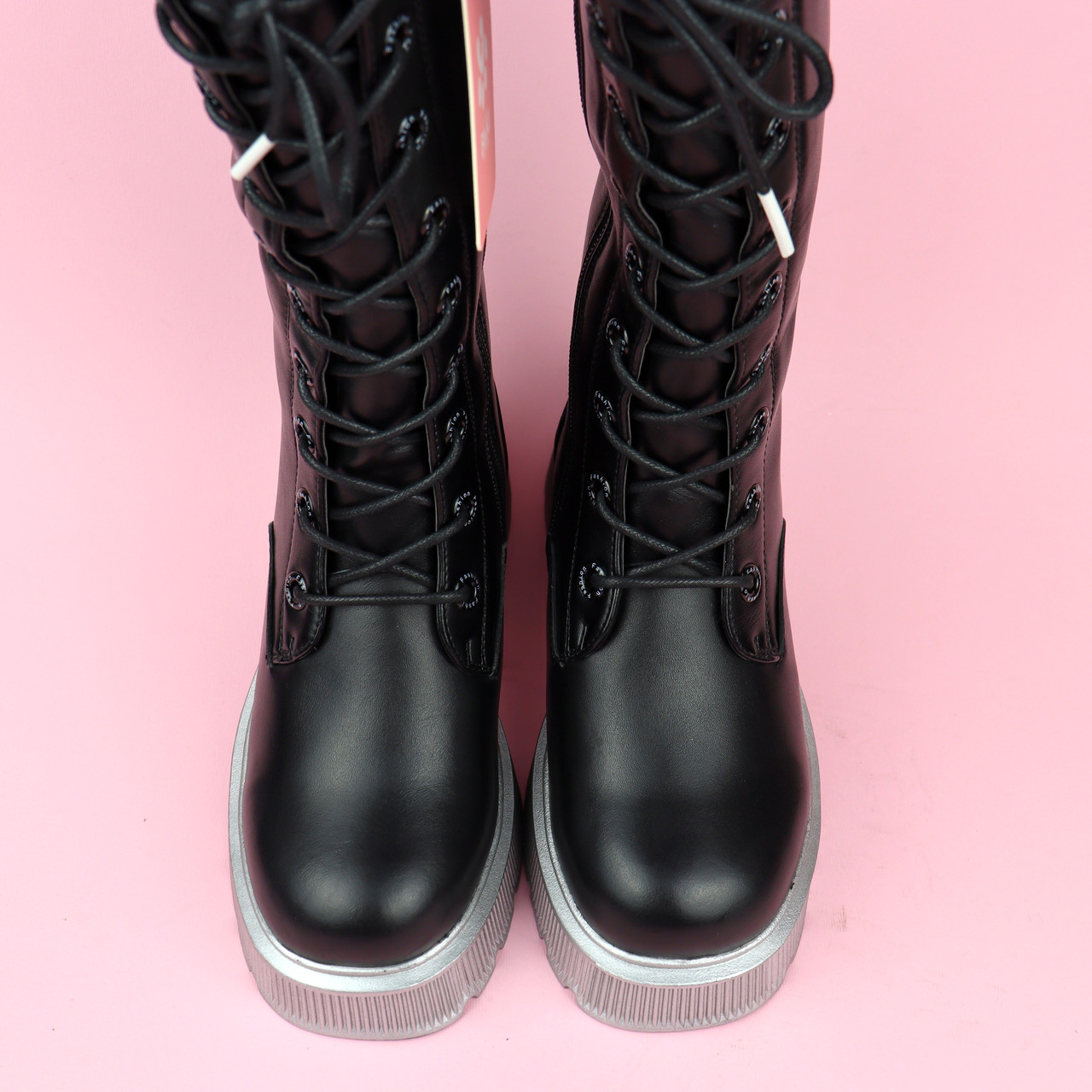 Высокие кожаные зимние ботинки для девочки тм Bi&Ki размер 38 - стелька 24 см - фото 6 - id-p170226214