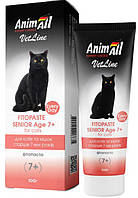 Фитопаста АнимАлл AnimAll VetLine Senior Age 7+ витамины для кошек старше 7 лет, 100 гр