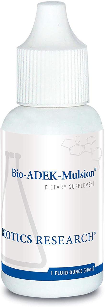 Biotics Research Bio-ADEK-Mulsion / Вітаміни А, Д, Е, К у рідкій формі 30 мл