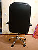 Комп'ютерне крісло офісне екошкіра NEO 9947 чорний колір, фото 5