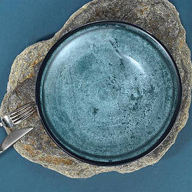 Дрібна тарілка обідня Corendon NanoKrem Blue 25 см