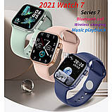 Смартгодинник Z36 Рожевий Watch 7 Series Годинник-смарт Фітнес браслет Smart Watch, фото 7