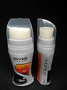 Сільвер Silver рідка крем-фарба для взуття гладка шкіра чорний 30 мл, фото 2