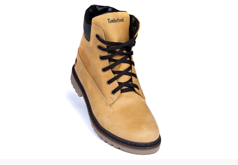 Чоловічі зимові шкіряні черевики Timberland Crazy Shoes Limone, фото 1