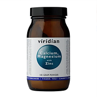 Кальций Магний Цинк 100 г Порошок Viridian Calcium Magnesium Zinc Powder Англия Доставка из ЕС