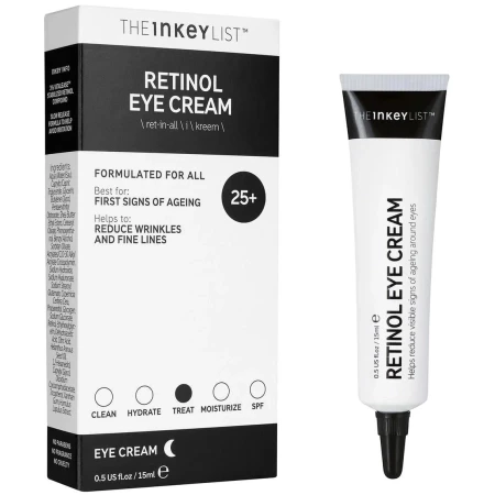THE INKEY LIST Retinol Eye Cream Антивіковий крем з ретинолом для шкіри навколо очей 15 мл
