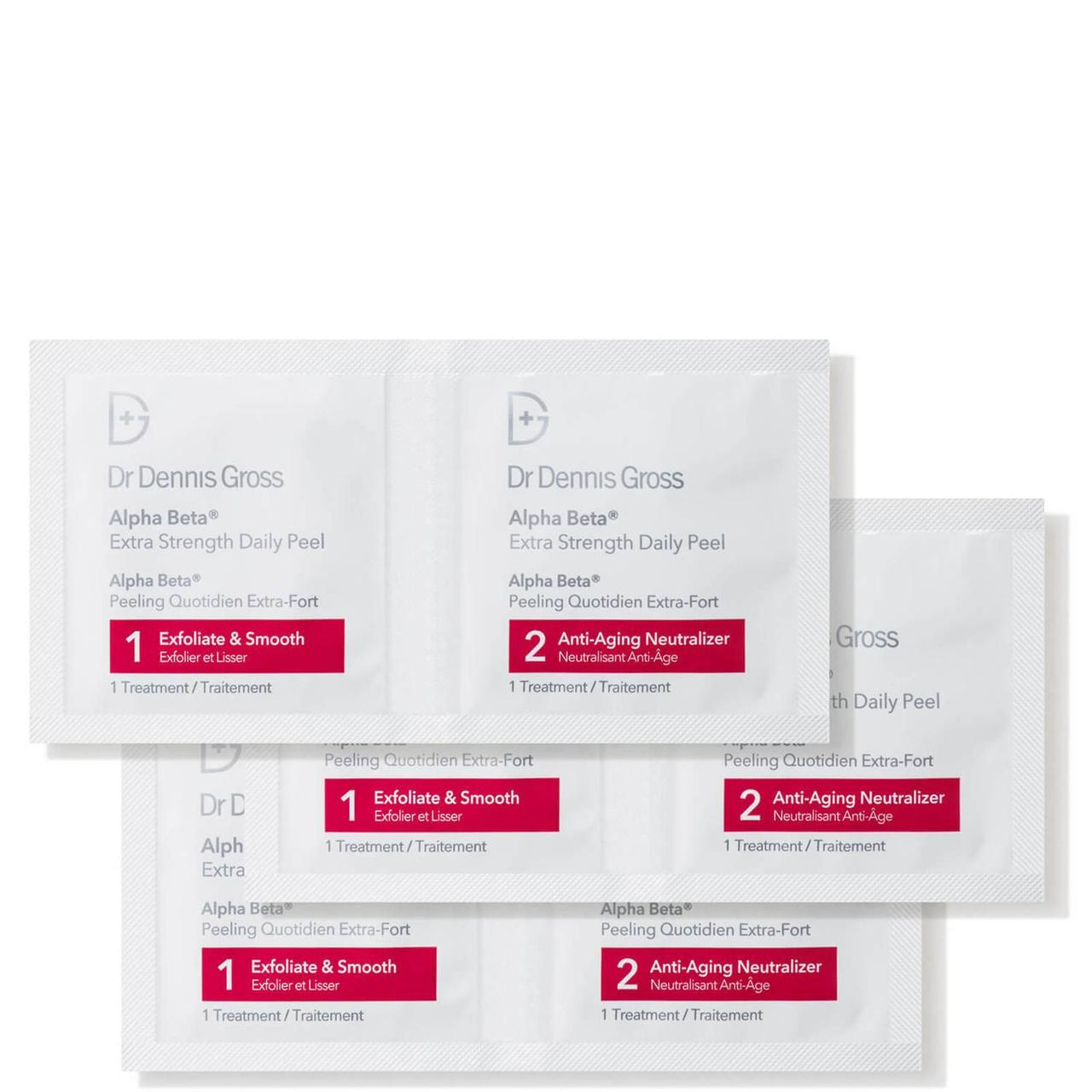 Серветки-потужний двофазний пілінг для обличчя Dr Dennis Gross - Alpha Beta Extra Strength Daily Peel 1шт
