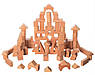 Дитячий дерев'яний конструктор "Городок 2356", 100 деталей + пазли, фото 2