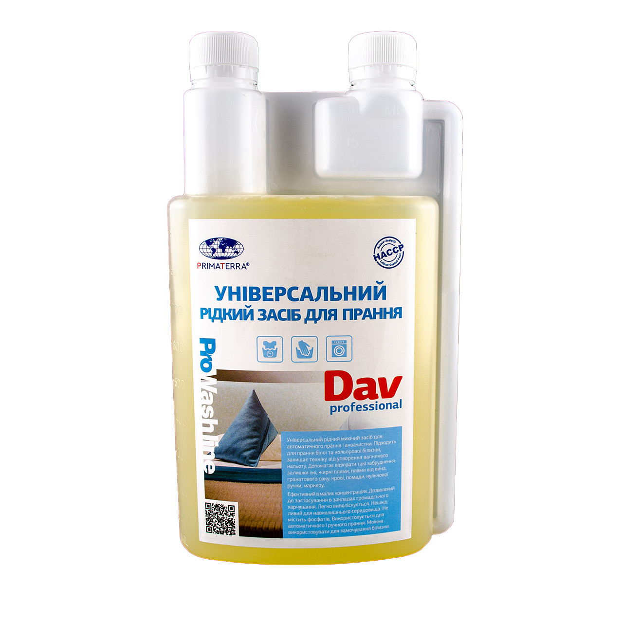 Рідкий порошок для прання, PRIMATERRA DAV professional (1кг)