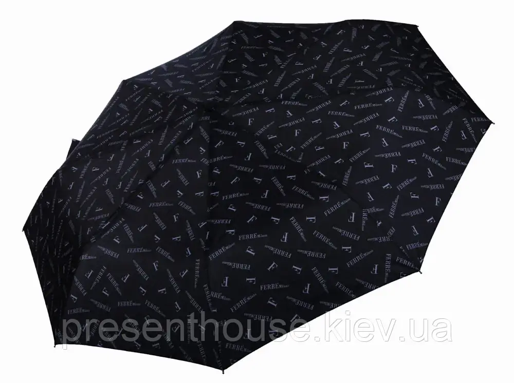 Складна парасолька FERRE з принтом (повний автомат)