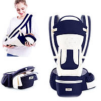 Хипсит, Эрго-рюкзак, кенгуру переноска Baby Carrier 6 в 1 Синий (n-1420)