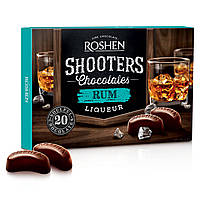 Конфеты в коробке Рошен Shooters с ромовым ликером 150 грамм
