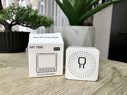 Розумне wi-fi реле Smart Home 16A, Mini Wi-Fi Smart Switch DIY 16 A Міні Wifi реле, фото 2