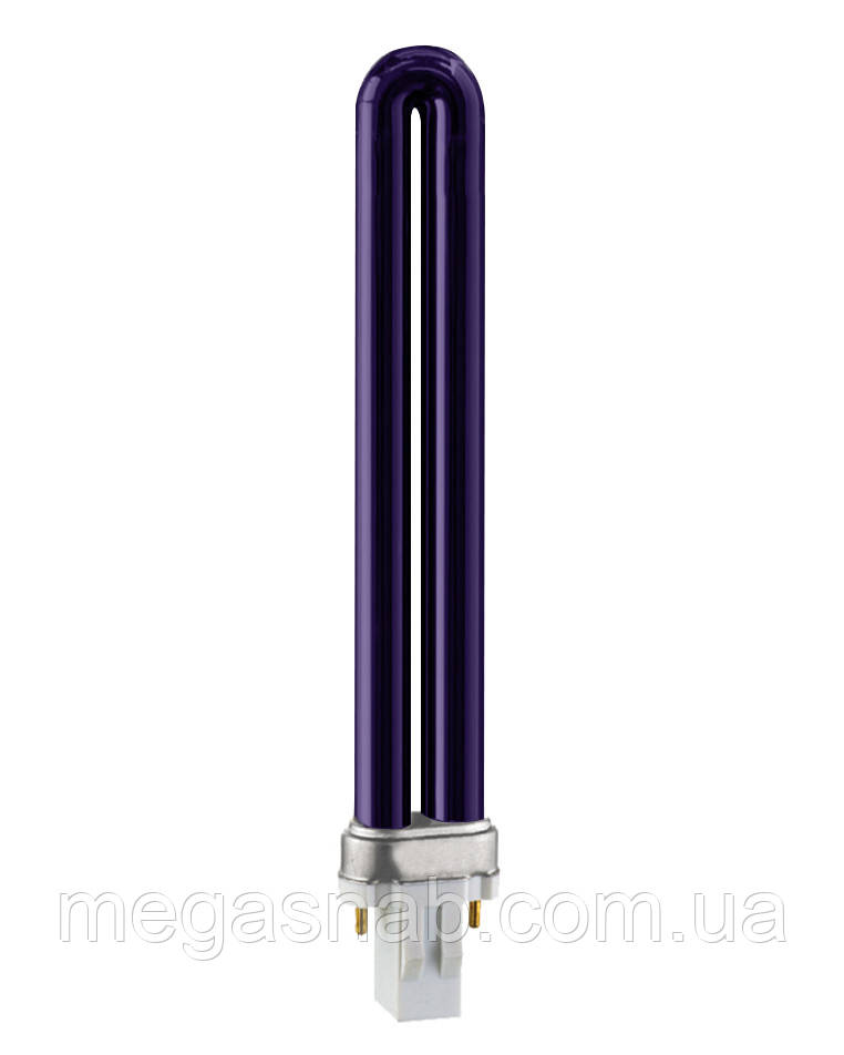 Лампа ультрафіолетова енергозберігаюча Delux PL TUBE PL9W G23 УФ (ультрафіолетова), фото 1