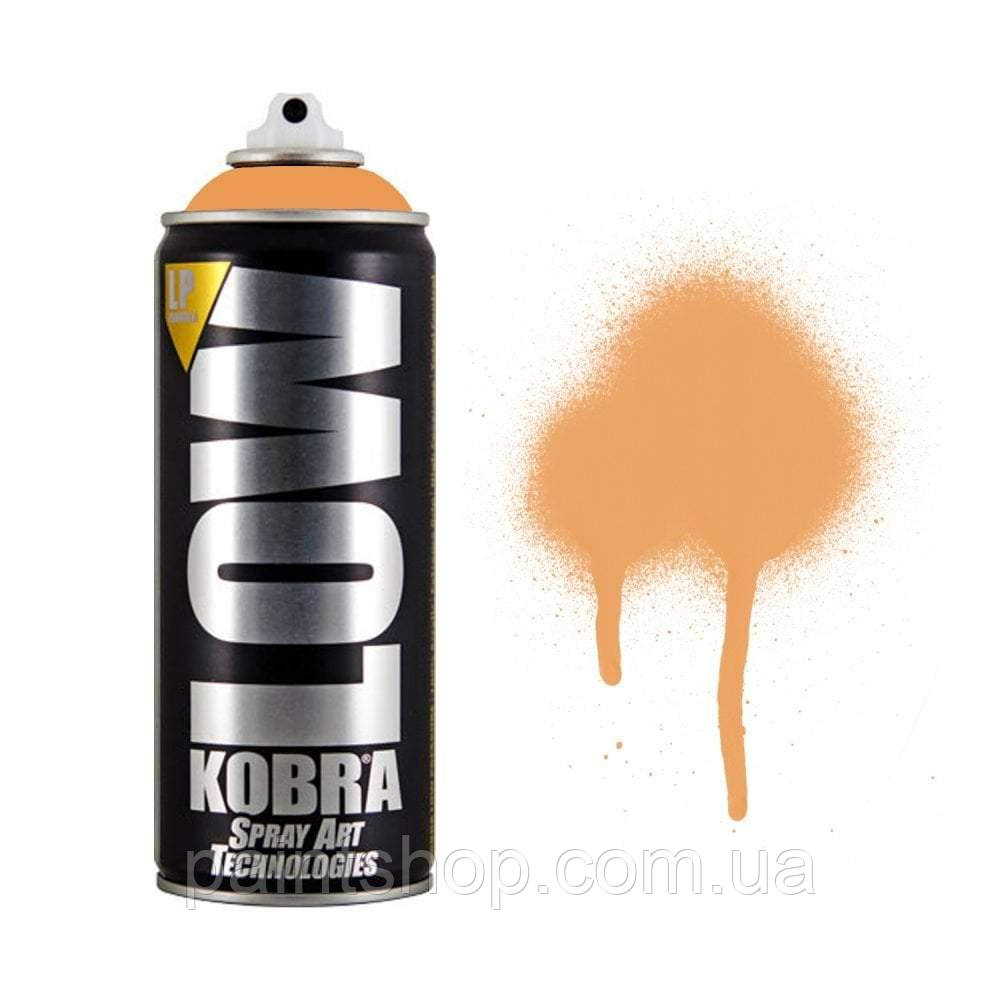 Аерозольна фарба Kobra LOW-151 Indian (Помаранчевий) 400 мл, фото 1