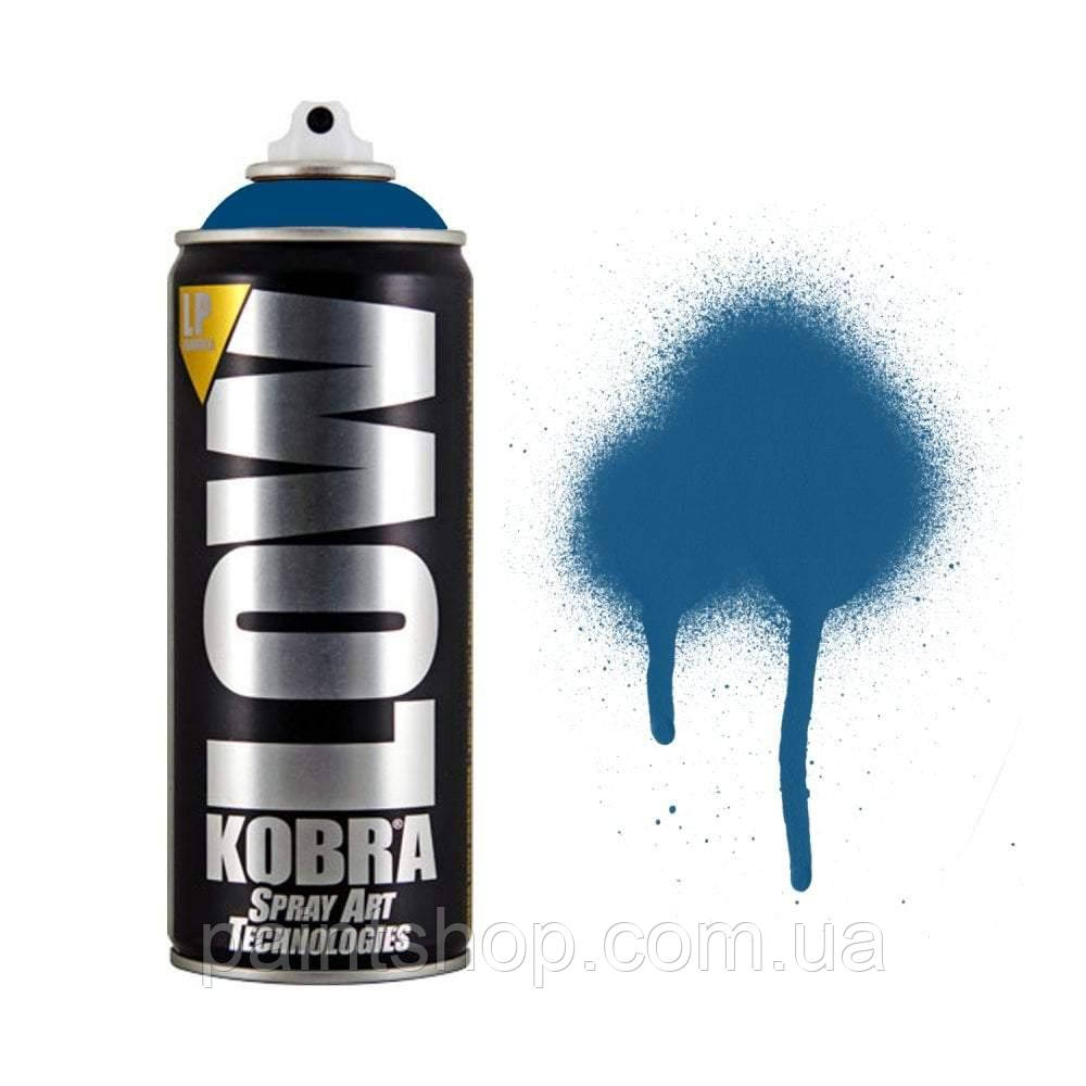 Аерозольна фарба Kobra LOW-1171 Strong Blue (Синій) 400 мл