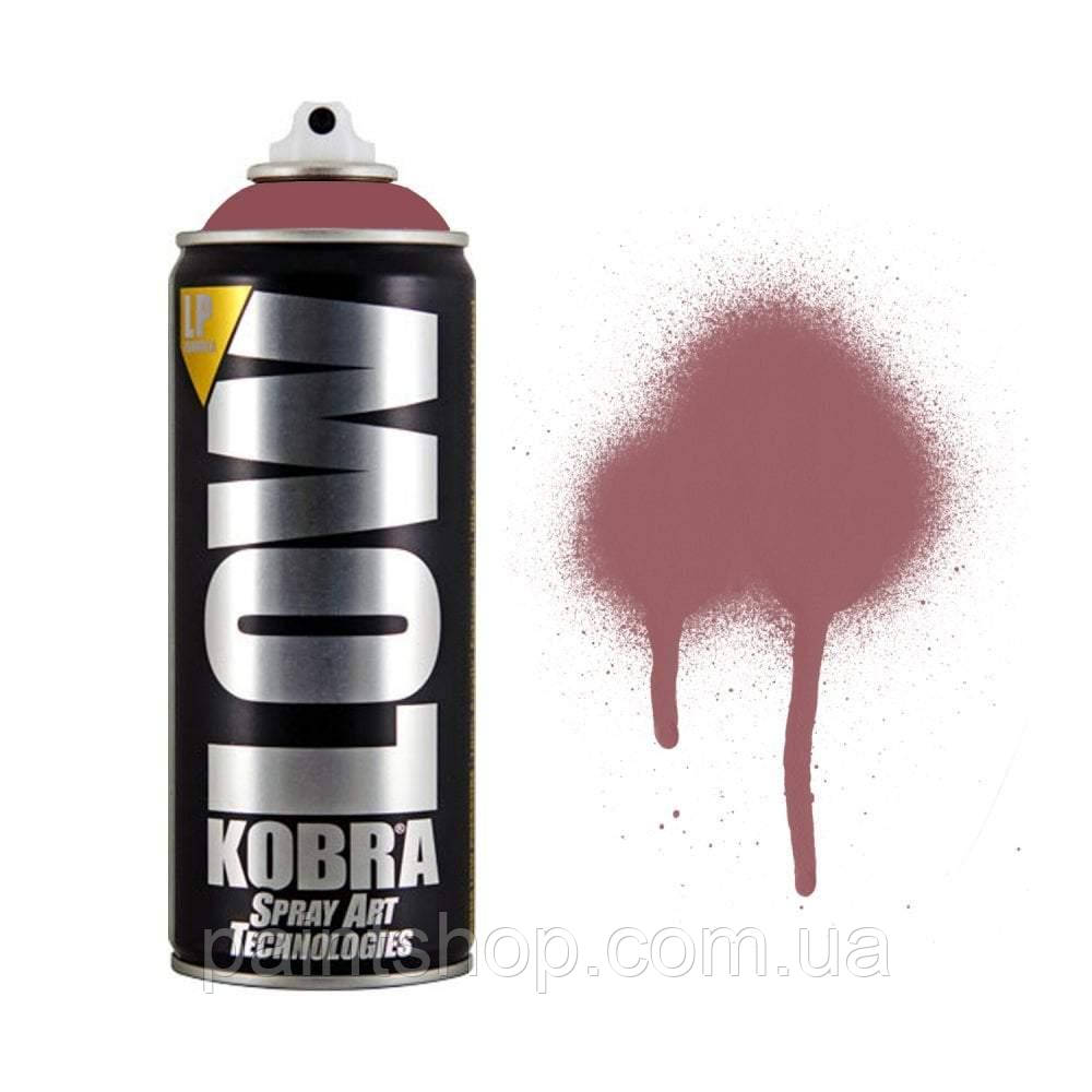 Аерозольна фарба Kobra LOW-431 Wild (Бордовий) 400 мл