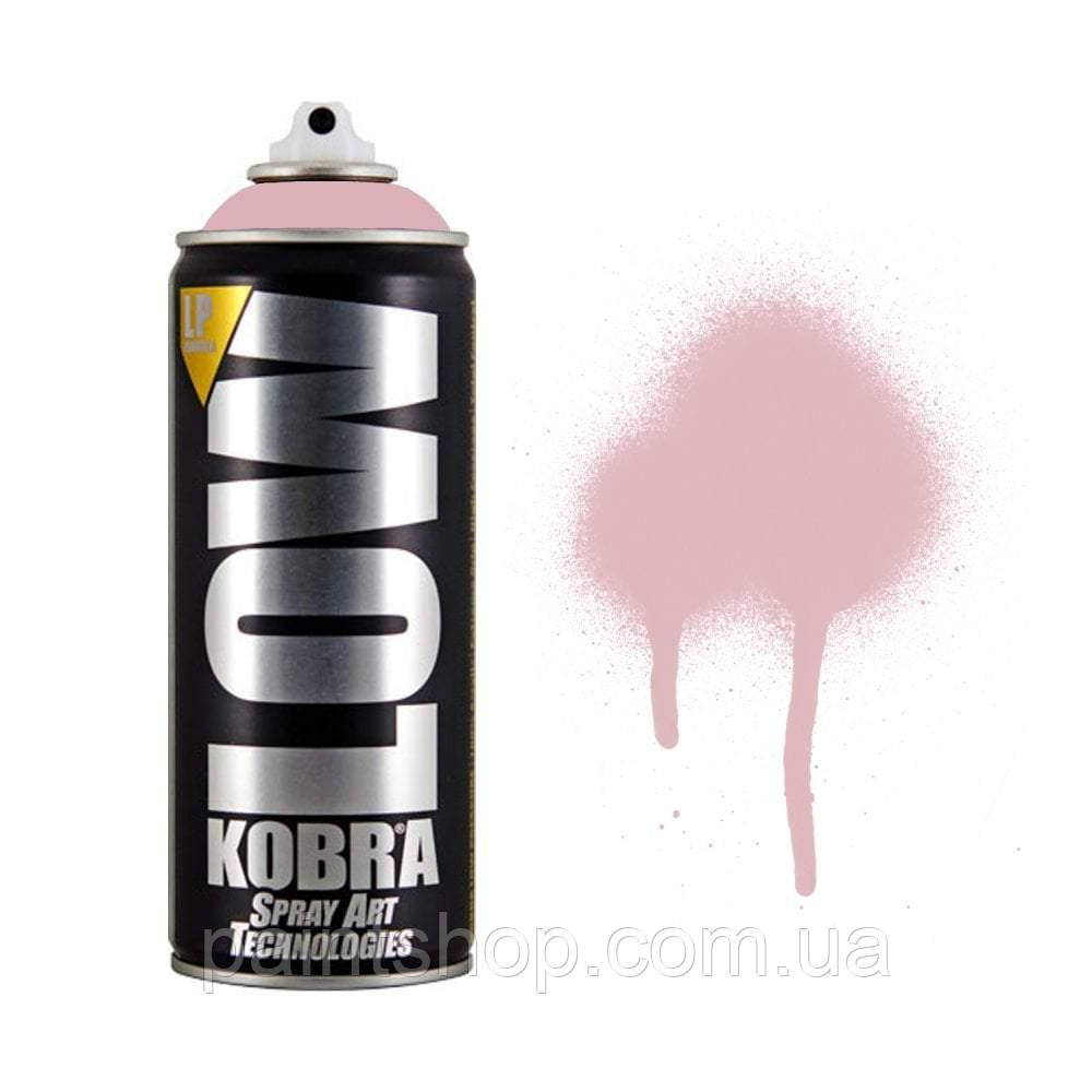 Аерозольна фарба Kobra LOW-401 Loto (Рожевий) 400 мл