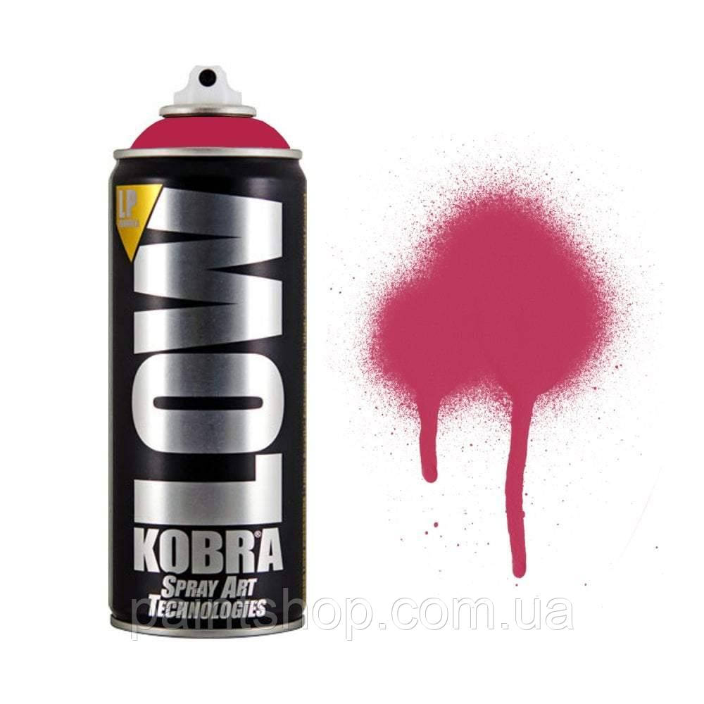 Аерозольна фарба Kobra LOW-321 Kampari (Червоний) 400 мл